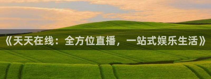 919足球直播：《天天在线：全方位直播，一站式娱乐生活》