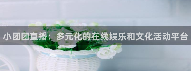 919足球直播：小团团直播：多元化的在线娱乐和文化活动平台